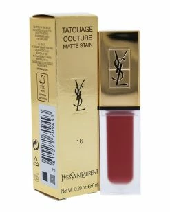 Outlet 🌟 Yves Saint Laurent 👩 Women's 0.2oz 16 Nude Emblem Tatouage Couture Liquid Matte Lip & Cheek Makeup 👍