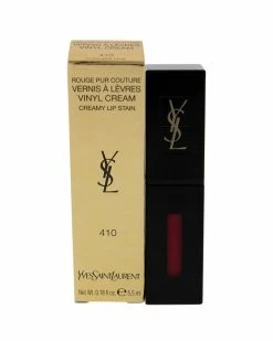 Hot Sale 🔔 Yves Saint Laurent 0.18oz #410 Fuchsia Live Vernis A Levres Vinyl Cream Lip 👩 Women Lip & Cheek Makeup ⭐