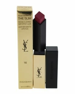 Best Pirce ⭐ Yves Saint Laurent 0.08oz #16 Rosewood Oddity Rouge Pur Couture The Slim Matte 💄 Lipstick 👩 Women Lip & Cheek Makeup 😉
