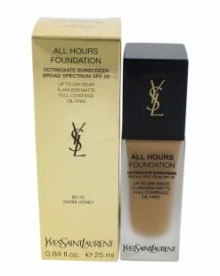 Best Sale ✨ Yves Saint Laurent 0.84oz All Hours Foundation SPF 20 👩 Women Face & Eye Makeup ✔️