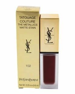 Budget ๐งจ Yves Saint Laurent 0.20oz Tatouage Couture The Metallics ๐ฉ Women Lip & Cheek Makeup โค๏ธ