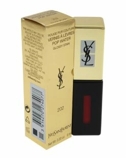 Budget 🧨 Yves Saint Laurent 0.2oz Vernis A Levres Pop Water Gloss 👩 Women Lip & Cheek Makeup ✨