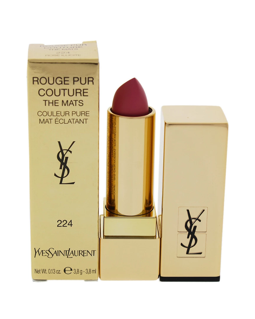 Best deal 👏 Yves Saint Laurent 0.13oz #224 Rose Illicite Rouge Pur Couture The Mats 👩 Women Face & Eye Makeup 👍 3 Best deal 👏 Yves Saint Laurent 0.13oz #224 Rose Illicite Rouge Pur Couture The Mats 👩 Women Face & Eye Makeup 👍