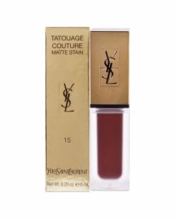 Top 10 🌟 Yves Saint Laurent 0.2oz Tatouage Couture Liquid Matte Lip Stain - 15 Violet Conviction 👩 Women Lip & Cheek Makeup ⌛