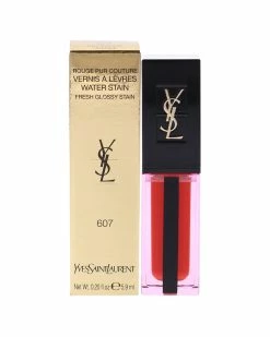 Budget ๐ฅ Yves Saint Laurent 0.2oz Water Stain Lip Stain - 607 Inondation Orange ๐ฉ Women Lip & Cheek Makeup ๐