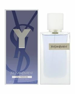 New 🎉 Yves Saint Laurent Men's 3.3oz "Y" Eau Fraiche EDT Spray Cologne & Aftershave ⭐