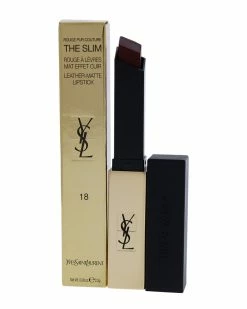 Best reviews of 🎉 Yves Saint Laurent 0.08oz #18 Reverse Red Rouge Pur Couture The Slim Matte 💄 Lipstick 👩 Women Lip & Cheek Makeup ❤️