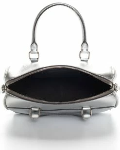 Buy 🧨 Yves Saint Laurent Saint Laurent Silver Leather Duffle Bag (Authentic Pre-Owned) 👩 Women Shoulder Bags ⭐ -Yves Saint Laurent Shop 1111411106 RLLZ 5