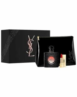 Top 10 ✨ Yves Saint Laurent 👩 Women's Black Opium 3pc Set Fragrance 🧨