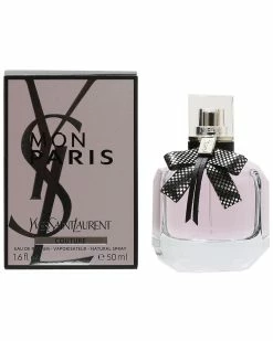 Cheapest 🧨 Yves Saint Laurent YSL 👩 Women's 1.7oz Mon Paris Couture Eau De Parfum Spray Fragrance 👍