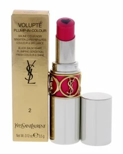 Budget 😍 Yves Saint Laurent 0.12oz Volupte Plump Lip Balm 👩 Women Lip & Cheek Makeup 👏