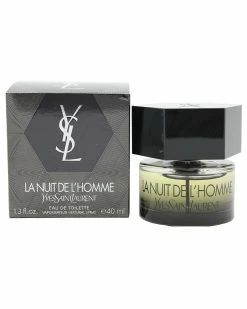 Best deal ✨ Yves Saint Laurent Men's 1.35oz La Nuit De L'Homme EDT Spray Cologne & Aftershave ⌛