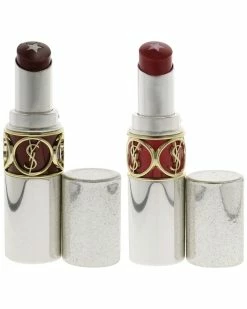 Budget ✨ Yves Saint Laurent Rouge Volupte RockN Shine 💄 Lipstick Set 👩 Women Makeup Sets 👍