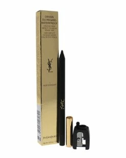New 🎁 Yves Saint Laurent Dessin Du Regard Waterproof Noir Effronte 0.04oz Eye Pencil 👩 Women Face & Eye Makeup ⭐