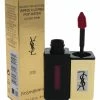 Deals 🎉 Yves Saint Laurent 0.2oz Mist Pink Vernis A Levres Pop Water Glossy Stain 👩 Women Lip & Cheek Makeup ⌛