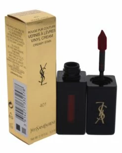 Cheapest 🎉 Yves Saint Laurent 0.18oz Rouge Vinyle Vernis A Levres Vinyl Cream Lip Stain 👩 Women Lip & Cheek Makeup 🔔