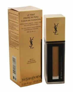 Best deal 🔔 Yves Saint Laurent 0.84oz Beige Dore Fusion Ink Foundation Broad Spectrum SPF 18 👩 Women Face & Eye Makeup 🔔