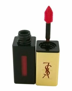 Top 10 👏 Yves Saint Laurent .2oz Rouge Gouache Rouge Pur Couture Vernis A Levres Glossy Stain 👩 Women Lip & Cheek Makeup Pink 🎁 -Yves Saint Laurent Shop 4120503361 RLLZ 1 1