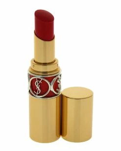 Flash Sale 🤩 Yves Saint Laurent 0.15oz #46 Orange Perfecto Rouge Volupte Shine Oil-In-Stick 💄 Lipstick 👩 Women Lip & Cheek Makeup ⭐