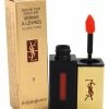 Cheap 👍 Yves Saint Laurent .2oz Orange De Chine Rouge Pur Couture Vernis A Levres Glossy Stain 👩 Women Lip & Cheek Makeup 🎉 -Yves Saint Laurent Shop 4120596614 RLLZ 1