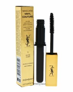 Best Sale 💯 Yves Saint Laurent 0.21oz #01 I'm The Clash Mascara Vinyl Couture 👩 Women Face & Eye Makeup 💯