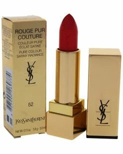 Promo 👍 Yves Saint Laurent 0.13oz Rouge Rose Rouge Pur Couture Pure Colour Satiny Radiance 💄 Lipstick 👩 Women Lip & Cheek Makeup ⌛