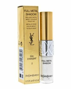 Outlet 🎁 Yves Saint Laurent 0.15oz Eau DArgent Full Metal Shadow 👩 Women Face & Eye Makeup ✔️