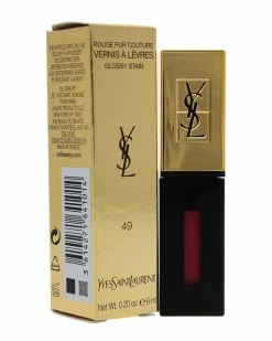 Top 10 🎉 Yves Saint Laurent 0.2oz Fuchsia Filtre Rouge Pur Couture Vernis A Levres Glossy Stain 👩 Women Lip & Cheek Makeup ✔️