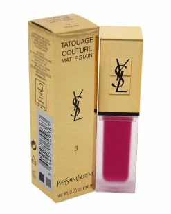 Best Sale ๐ Yves Saint Laurent 0.2oz Rose Ink Tatouage Couture Liquid Matte Lip Stain ๐ฉ Women Lip & Cheek Makeup ๐ฅฐ
