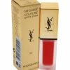 New 👍 Yves Saint Laurent 0.2oz Corail Anti-Mainstream Tatouage Couture Liquid Matte Lip Stain 👩 Women Lip & Cheek Makeup ⭐
