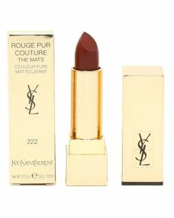 Cheapest 😀 Yves Saint Laurent 0.13oz #222 Black Red Code Rouge Pur Couture The Mats 👩 Women Lip & Cheek Makeup ❤️