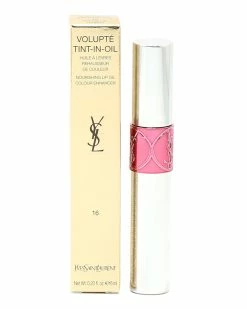 Coupon ✨ Yves Saint Laurent 0.20oz #16 Prume Me Tender Volupte Tint In Oil 👩 Women Lip & Cheek Makeup ⭐