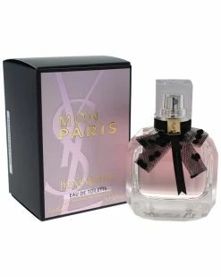 Outlet 🎉 Yves Saint Laurent 👩 Women's 1.6oz Mon Paris Eau De Toilette Spray Fragrance 🎁